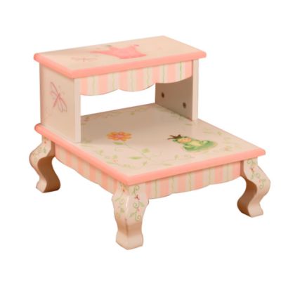 Princess Crown and Frog Footed Step Stool &mdash; Alt Image 1
