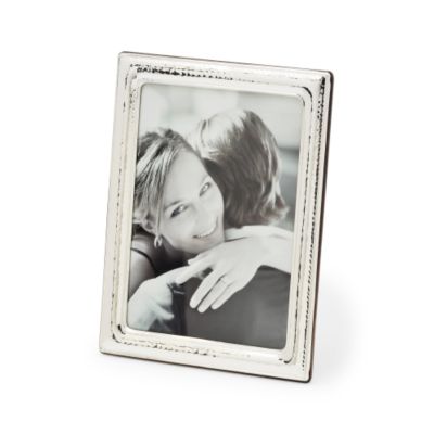 Sienna Sterling Silver Hammered Edge Frame &mdash; Alt Image 1
