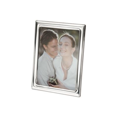 Sienna Sterling Silver Plain Border Edge Frame &mdash; Alt Image 1