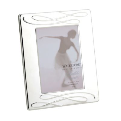 8x10 Waterford Ballet Ribbon Silverplate Frame &mdash; Alt Image 1