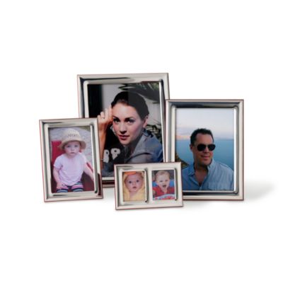 Set of 4 Italian Sterling Silver Overlay Roped Border Frames &mdash; Alt Image 1