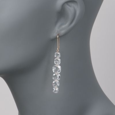 19.50 ct. t.w. Rock Crystal Earrings in 14kt Yellow Gold &mdash; Alt Image 2
