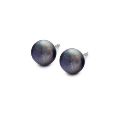 Set of Three 6-7mm Cultured Pearl Bracelets With Matching Pearl Studs With Sterling Silver &mdash; Alt Image 7