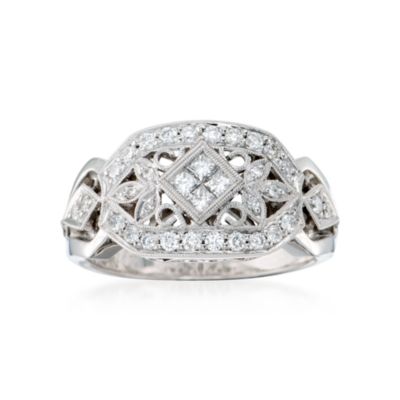 Simon G. .45 ct. t.w. Diamond Ring in 18kt White Gold &mdash; Alt Image 1