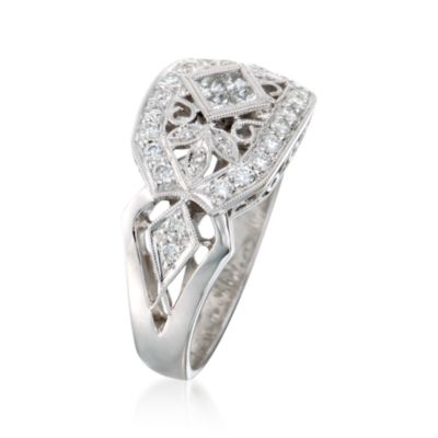 Simon G. .45 ct. t.w. Diamond Ring in 18kt White Gold &mdash; Alt Image 3