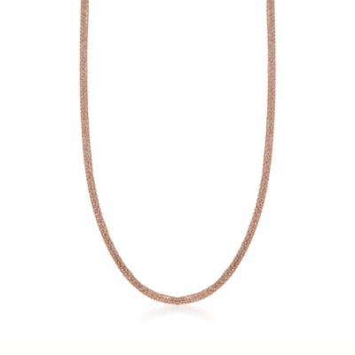 18kt Two-Tone Gold Five-Strand Necklace &mdash; Alt Image 1