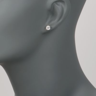 1.50 ct. t.w. Diamond Stud Earrings in 18kt White Gold &mdash; Alt Image 2