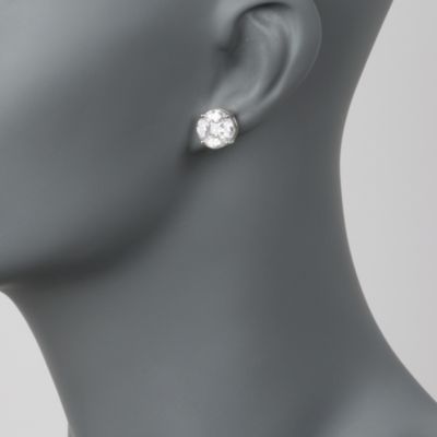 4.00 ct. t.w. Diamond Stud Earrings in 18kt White Gold &mdash; Alt Image 2