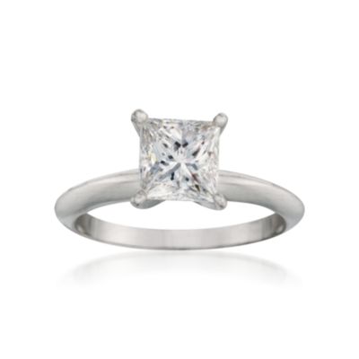 1.50 Carat Certified Diamond Solitaire Engagement Ring in 18kt White Gold &mdash; Alt Image 1