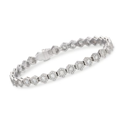 5.00 ct. t.w. Diamond Tennis Bracelet in 18kt White Gold. 7" &mdash; Alt Image 1