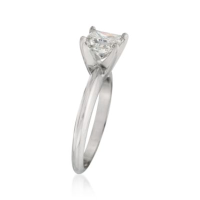 1.25 Carat Certified Diamond Solitaire Engagement Ring in 14kt White Gold &mdash; Alt Image 2