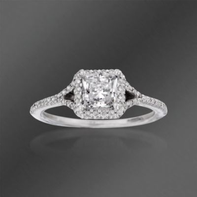 Ritani "Bella Vita" .24 ct. t.w. Diamond Engagement Ring Setting in 18kt White Gold &mdash; Alt Image 1