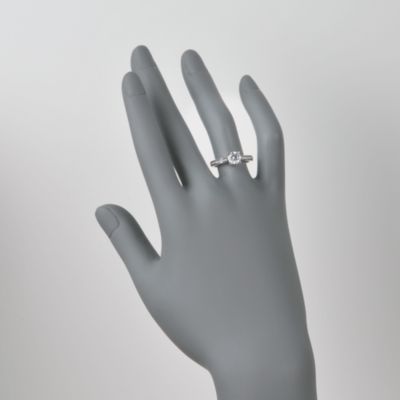 Ritani "Modern" .15 ct. t.w. Diamond Engagement Ring Setting in 18kt White Gold &mdash; Alt Image 2