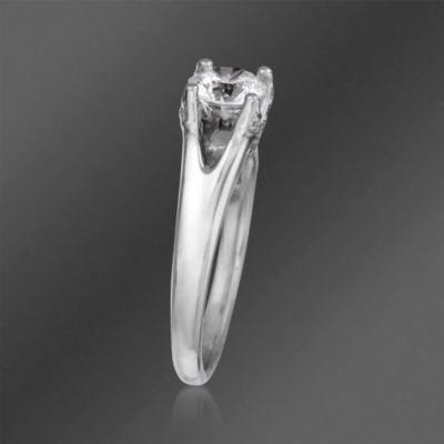 Ritani "Modern" Diamond Engagement Ring Setting in 18kt White Gold &mdash; Alt Image 2