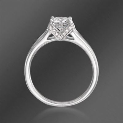 Ritani "Modern" Diamond Engagement Ring Setting in 18kt White Gold &mdash; Alt Image 3
