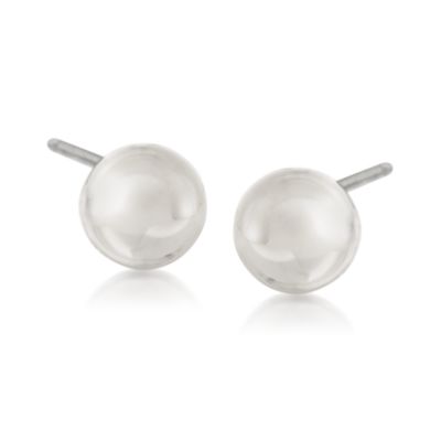 4-Pair 6mm Bead Stud Earring Set In Sterling Silver &mdash; Alt Image 4