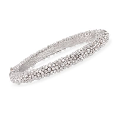 Italian Sterling Silver Bangle Bracelet &mdash; Alt Image 1