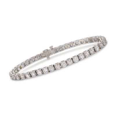 10.00 ct. t.w. Diamond Tennis Bracelet in 14kt White Gold &mdash; Alt Image 1