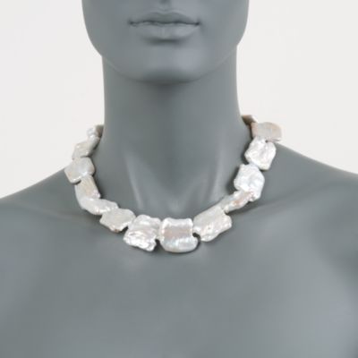 20-25mm Baroque Pearl Necklace With 14kt Yellow Gold Clasp &mdash; Alt Image 3