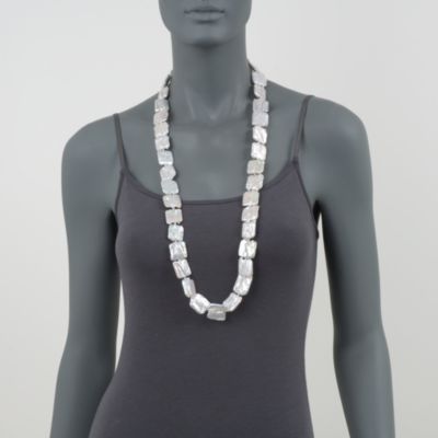20-25mm Baroque Pearl Necklace With 14kt Yellow Gold Clasp &mdash; Alt Image 5