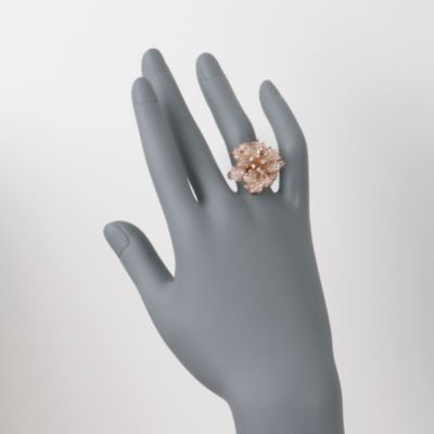 2.00 ct. t.w. Diamond Lily Ring In 14kt Rose Gold &mdash; Alt Image 2