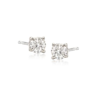 .33 ct. t.w. Diamond Stud Earrings in 14kt White Gold &mdash; Alt Image 1