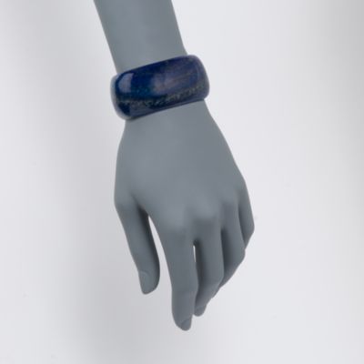 Blue Lapis Cuff Bracelet. 7.5" &mdash; Alt Image 2