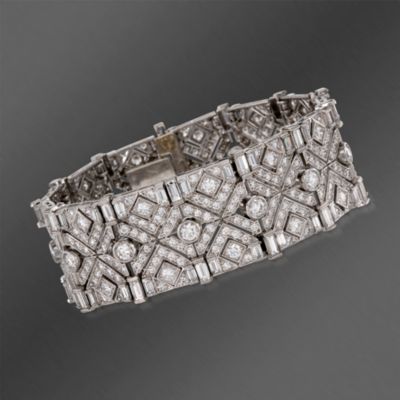 Kwiat 19.09 ct. t.w. Diamond "Deco" Bracelet in Platinum. 7" &mdash; Alt Image 1