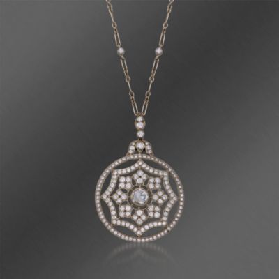 Kwiat 1.95 ct. t.w. Diamond "Vintage" Pendant Necklace in 18kt White Gold. 16" &mdash; Alt Image 1