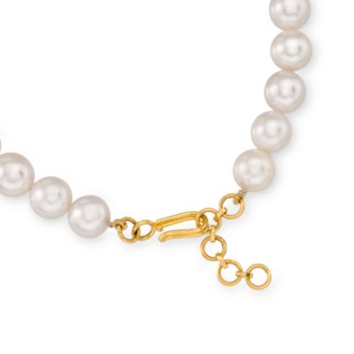 South Sea Pearl and Carved Emerald Tassel Necklace In Sterling Silver Two-Tone. 30" &mdash; Alt Image 4