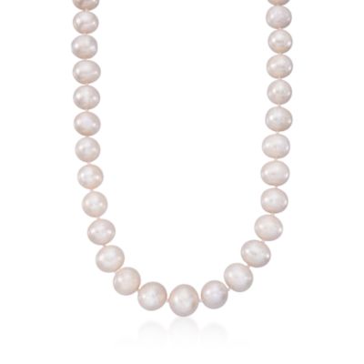 13-15mm Pearl Necklace in 14kt Yellow Gold Clasp &mdash; Alt Image 1