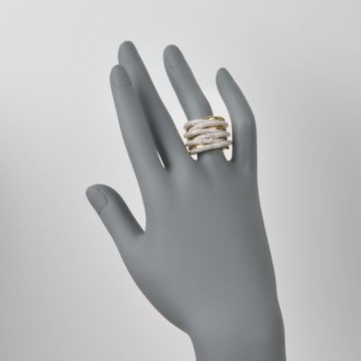 2.50 ct. t.w. Pave Diamond Ring in 18kt Yellow Gold. Size 6.5 &mdash; Alt Image 2