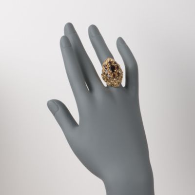 C. 1970 Vintage 3.90 ct. t.w. Garnet Ring in 14kt Yellow Gold. Size 7.5 &mdash; Alt Image 2