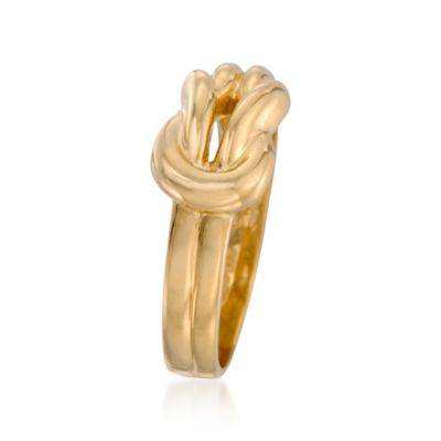 14kt Gold Over Sterling Silver Love Knot Ring &mdash; Alt Image 3
