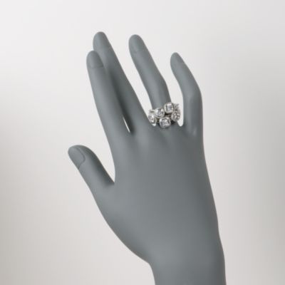 Set of Five 2.50 ct. t.w. CZ Rings in Sterling Silver &mdash; Alt Image 2
