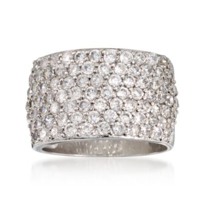 2.75 ct. t.w. Pave CZ Ring in Sterling Silver &mdash; Alt Image 1