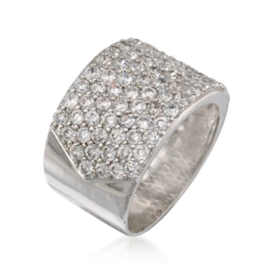 2.75 ct. t.w. Pave CZ Ring in Sterling Silver &mdash; Alt Image 3