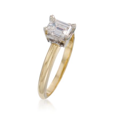 C. 2000 Vintage .70 Carat Diamond Solitaire Engagement Ring in 14kt Yellow Gold. Size 6.25 &mdash; Alt Image 3