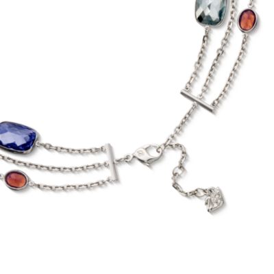Swarovski Crystal "Pamela" Multicolored Crystal Necklace. 15.5" &mdash; Alt Image 3