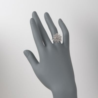C. 1970 Vintage 1.90 ct. t.w. Diamond Ring in 18kt White Gold Size 4.5 &mdash; Alt Image 2