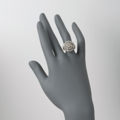 C. 1960 Vintage 1.35 ct. t.w. Diamond Cocktail Ring in 18kt White Gold. Size 8 &mdash; Alt Image 2