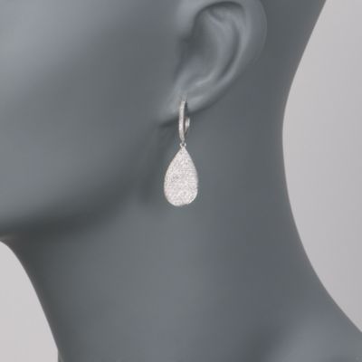 1.85 ct. t.w. Micro-Pave Diamond Earrings in 14kt White Gold &mdash; Alt Image 2