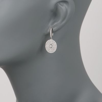 2.15 ct. t.w. Diamond Drop Earrings in 14kt White Gold. Drop Earrings &mdash; Alt Image 2