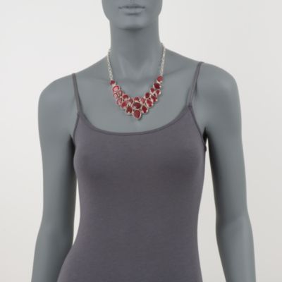 66.00 ct. t.w. Ruby Necklace in Sterling Silver. 20" &mdash; Alt Image 2
