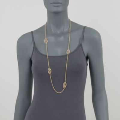 Roberto Coin "Bollicine" 18kt Yellow Gold Necklace. 37" &mdash; Alt Image 2