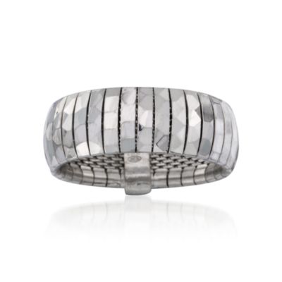 Italian Sterling Silver Omega Ring &mdash; Alt Image 1