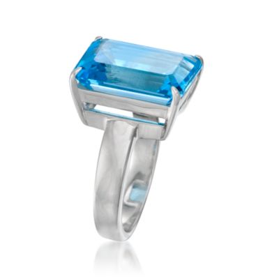 12.50 Carat Blue Topaz in Sterling Silver &mdash; Alt Image 3