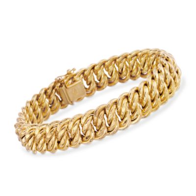 Italian 18kt Yellow Gold Bracelet &mdash; Alt Image 1