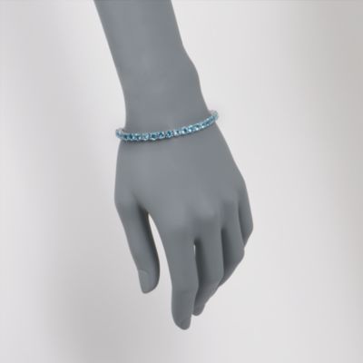 20.00 ct. t.w. Blue Topaz Bracelet in Sterling Silver &mdash; Alt Image 2