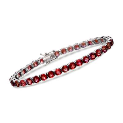 20.00 ct. t.w. Garnet Bracelet in Sterling Silver &mdash; Alt Image 1